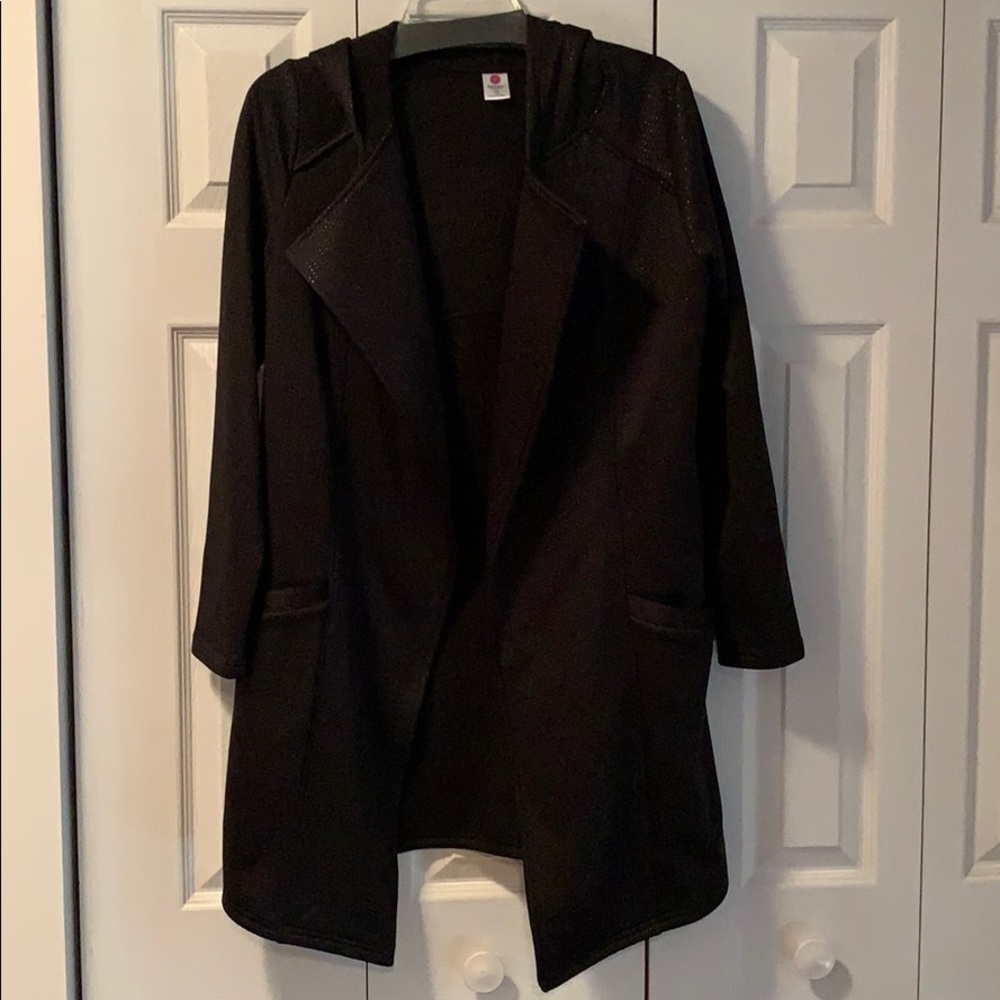 Soybu Hooded Black Jacket
